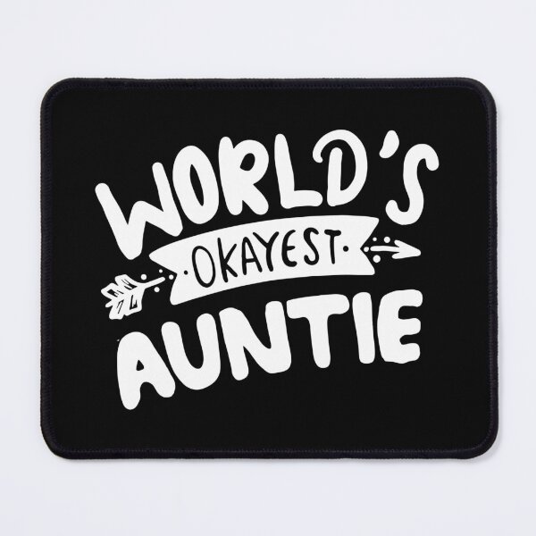 Item preview, Worlds Okayest Auntie designed and sold by SportyDogShop.
