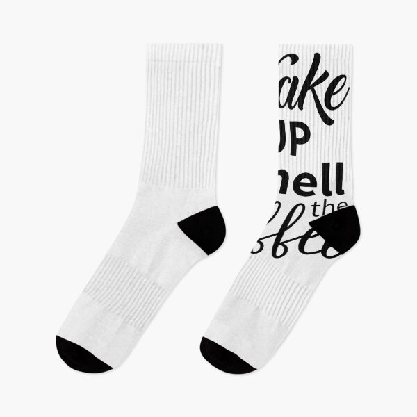 Item preview, Wake Up And Smell The Coffee - Trendy Coffee Is a Hug In a Mug Quote For Coffee Lovers and Coffee Addicts designed and sold by Prince - Bestseller ★★★★★.