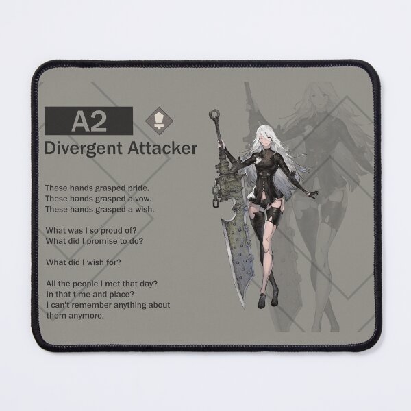 Item preview, A2 - Divergent Attacker (Nier Reincarnation) designed and sold by VelvetZone.