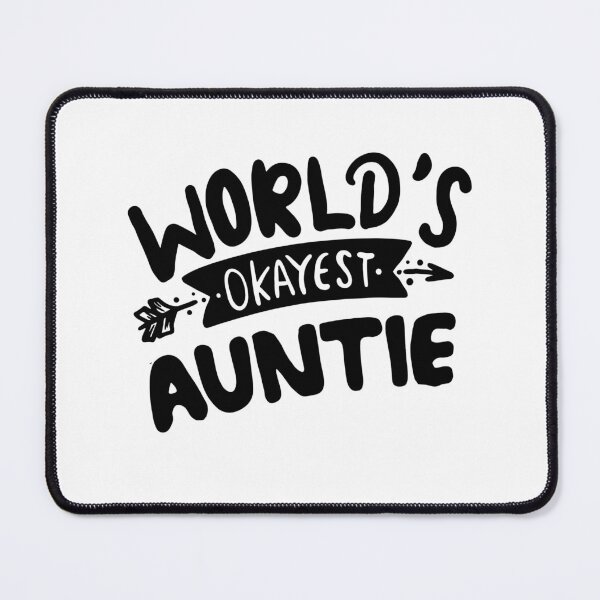 Item preview, Worlds Okayest Auntie designed and sold by SportyDogShop.