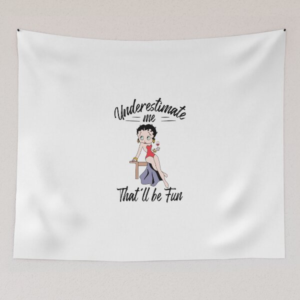 Item preview, Underestimate me that will be fun, betty boop, betty, betty boop svg, betty boop clipart, betty boop lover svg designed and sold by Nalanilylah.