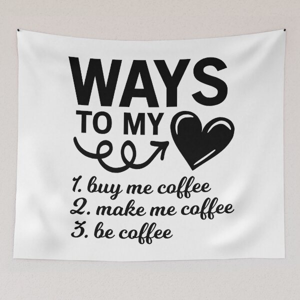 Item preview, Coffee Is a Hug In a Mug - Trendy Coffee Is a Hug In a Mug Quote For Coffee Lovers and Coffee Addicts designed and sold by Prince - Bestseller ★★★★★.