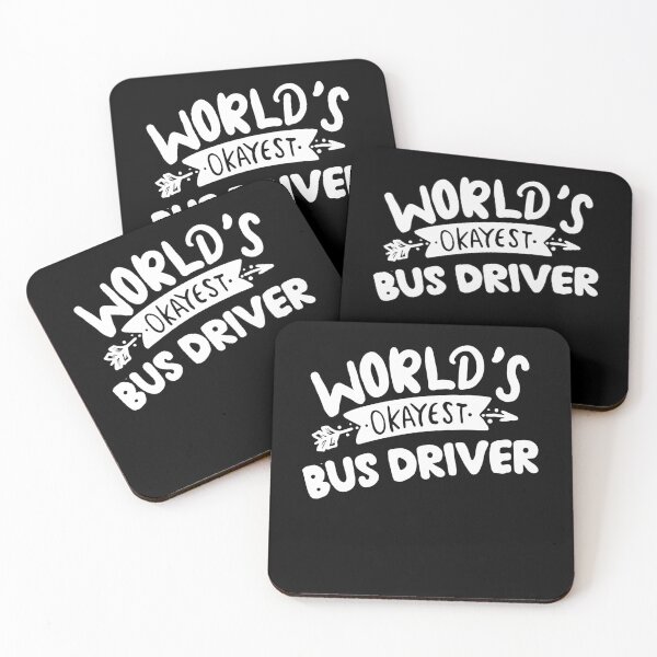 Item preview, Worlds Okayest Bus Driver, Best Bus Driver Ever designed and sold by SportyDogShop.