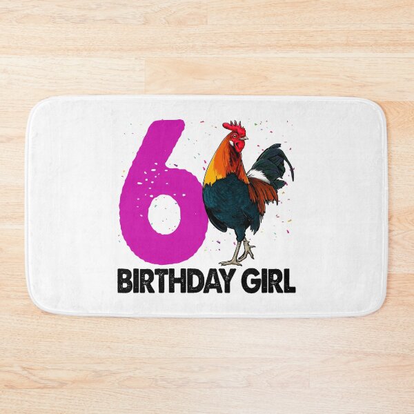 Item preview, Birthday Girl 6 Hen designed and sold by Bendthetrend.