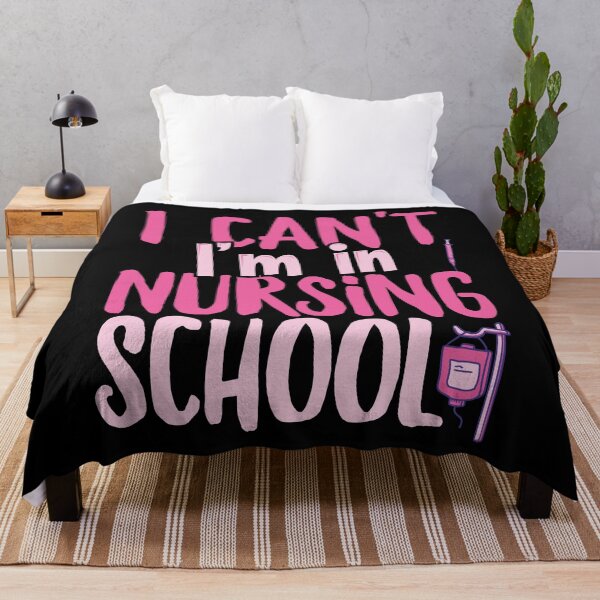 Item preview, Womens I can't I'm In Nursing School Graduate Nurse Life print designed and sold by theodoros20.