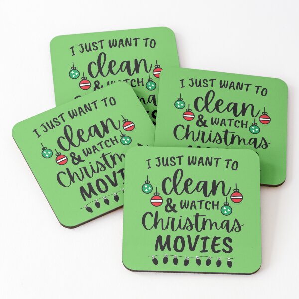 Item preview, Want to Clean and Watch Christmas Movies Funny Cleaning designed and sold by SavvyCleaner.