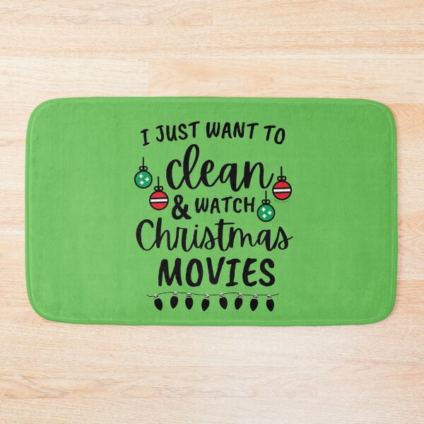Item preview, Want to Clean and Watch Christmas Movies Funny Cleaning designed and sold by SavvyCleaner.