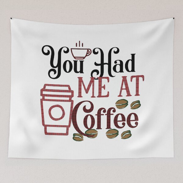Item preview, Coffee Is a Hug In a Mug - Trendy Coffee Is a Hug In a Mug Quote For Coffee Lovers and Coffee Addicts designed and sold by Prince - Bestseller ★★★★★.