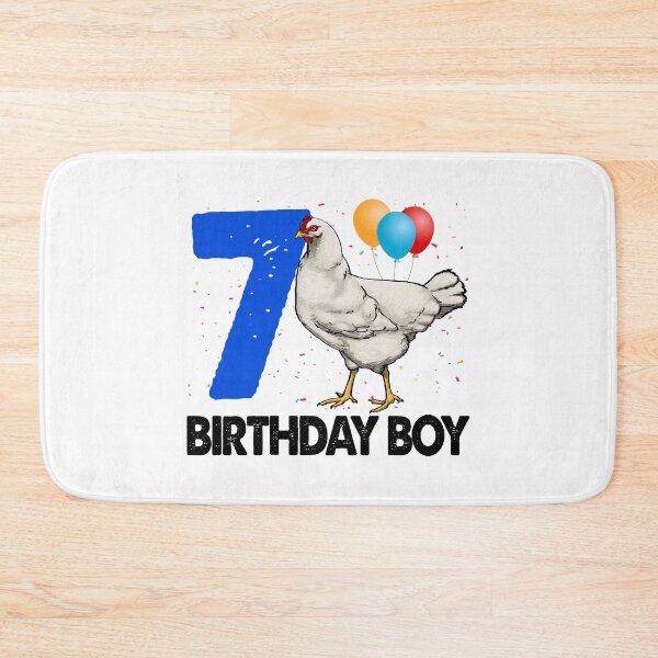 Item preview, Birthday Boy 7 Hen designed and sold by Bendthetrend.