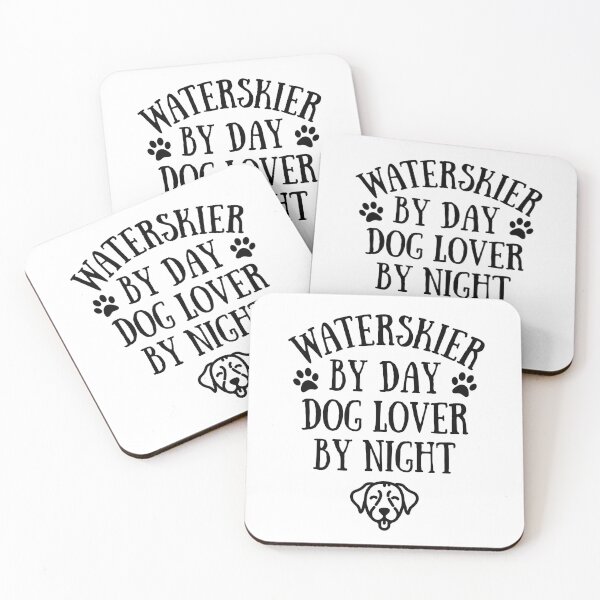 Item preview, Waterskier by day. dog lover by night designed and sold by TheGreenGoat.