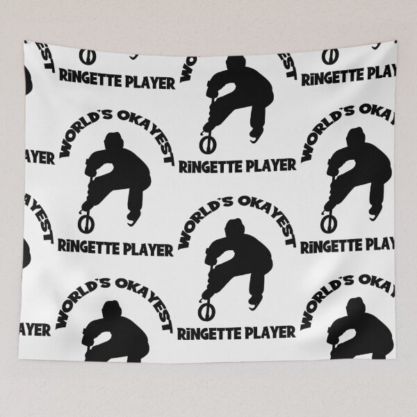 Item preview, Worlds Okayest Ringette Player, Straight Outta Ringette designed and sold by SportyDogShop.