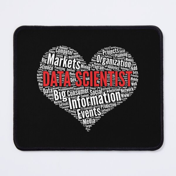 Item preview, Data Scientist Heart Shape Word Cloud Computer Science product designed and sold by theodoros20.