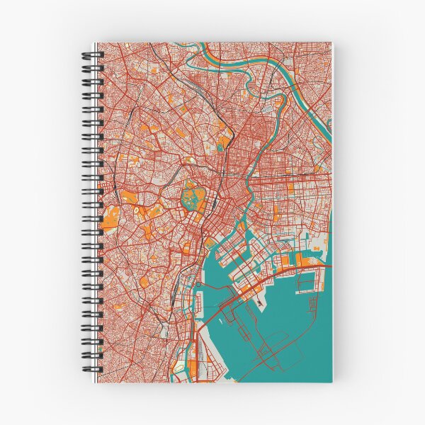 Item preview, Tokyo map designed and sold by PostersProf1.
