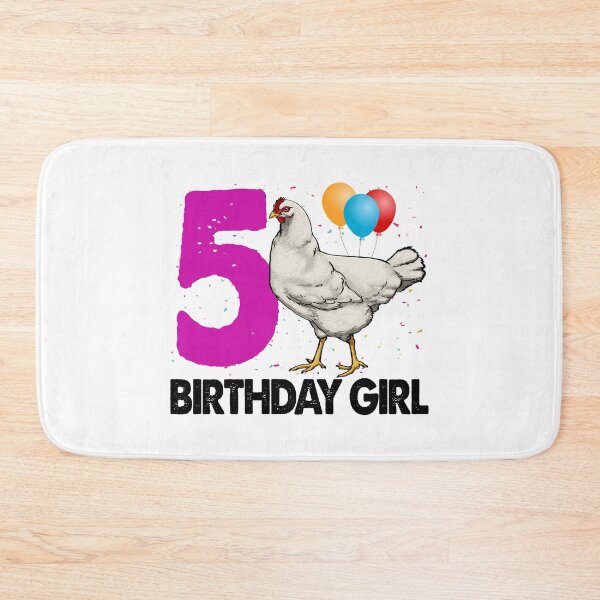 Item preview, Birthday Girl 5 Hen designed and sold by Bendthetrend.