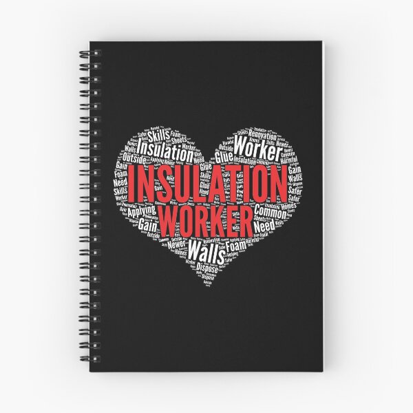 Item preview, Insulation Worker Heart Shape Word Cloud Design print designed and sold by theodoros20.