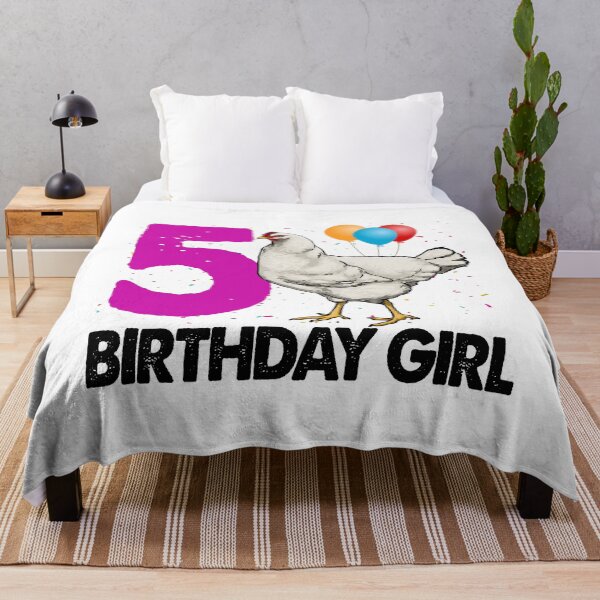 Item preview, Birthday Girl 5 Hen designed and sold by Bendthetrend.