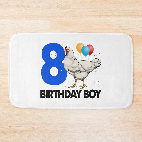 Item preview, Birthday Boy 8 Hen designed and sold by Bendthetrend.