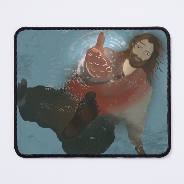 Jesus (Water Series) Mouse Pad