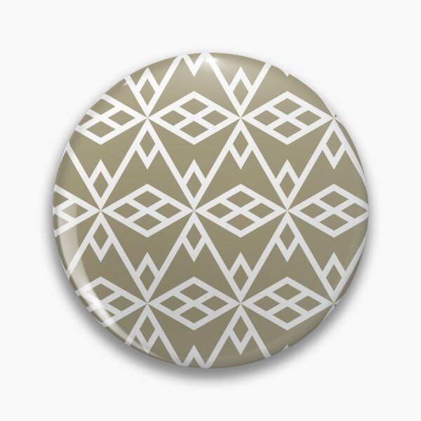 Artikelvorschau, Warm Taupe and White Diamond Line Shape Pattern Pairs Dulux 2022 Popular Colour Calming Meadow - Color Trends entworfen und verkauft von ColorOfTheYears.
