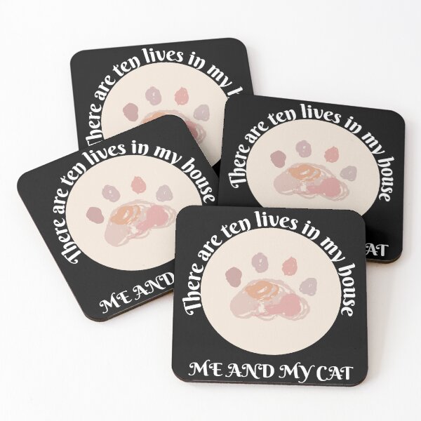 Item preview, funny cat pate there are 10 lives in my house me and my cat designed and sold by soma5.