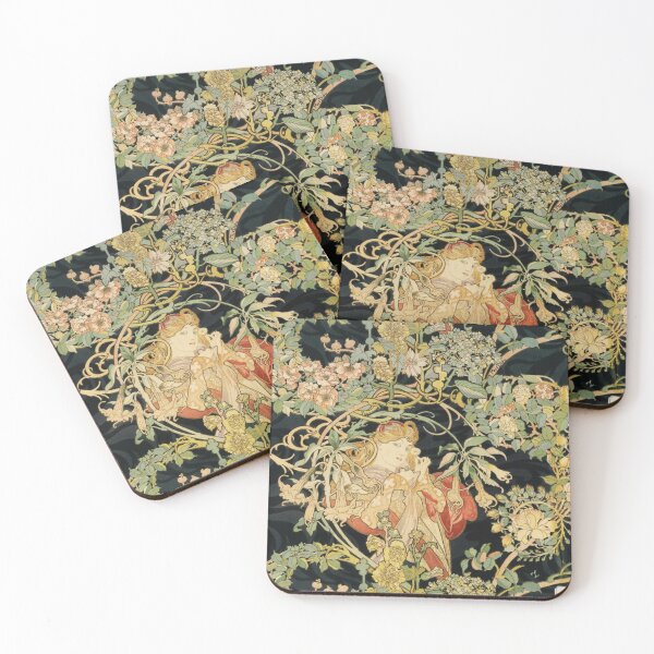 Item preview, Femme a la Marguerite - Alphonse Mucha - Vintage Art designed and sold by RickE.
