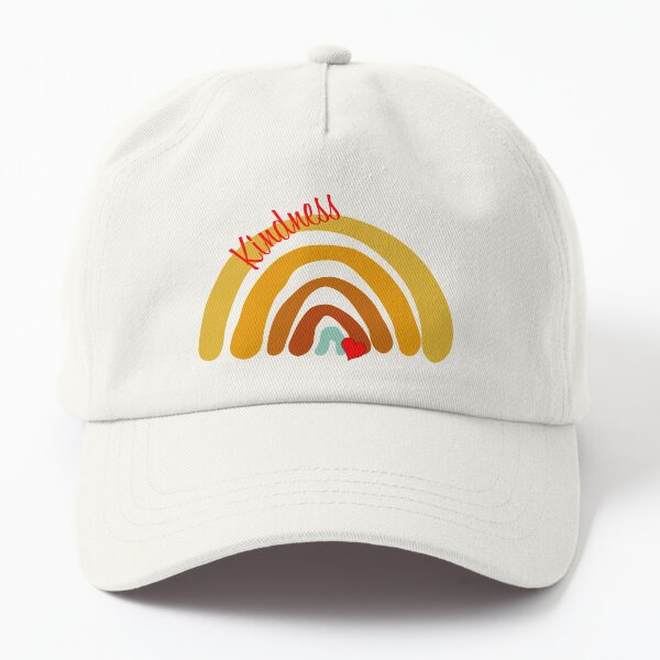 Rainbow of Kindness and Love - Be kind! By Littleviews Dad Hat