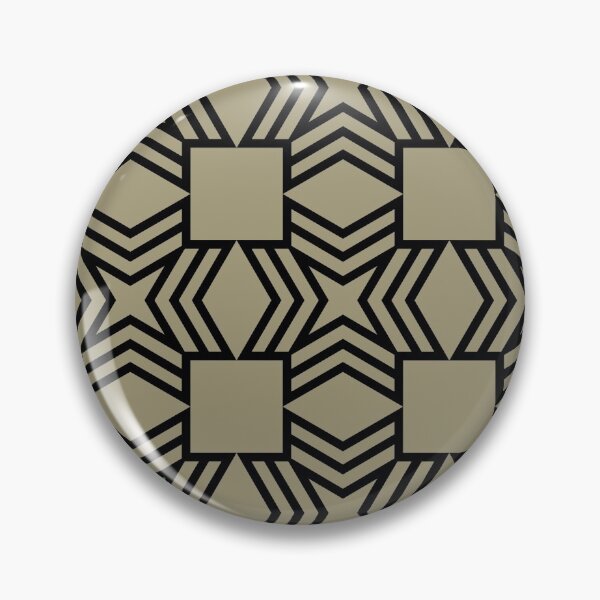 Artikelvorschau, Warm Taupe and Black Star Square Shape Pattern Pairs Dulux 2022 Popular Colour Calming Meadow - Color Trends entworfen und verkauft von ColorOfTheYears.