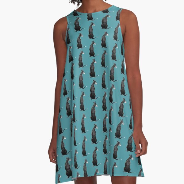 Greyhound - Galgo Espanol - Gazing around A-Line Dress