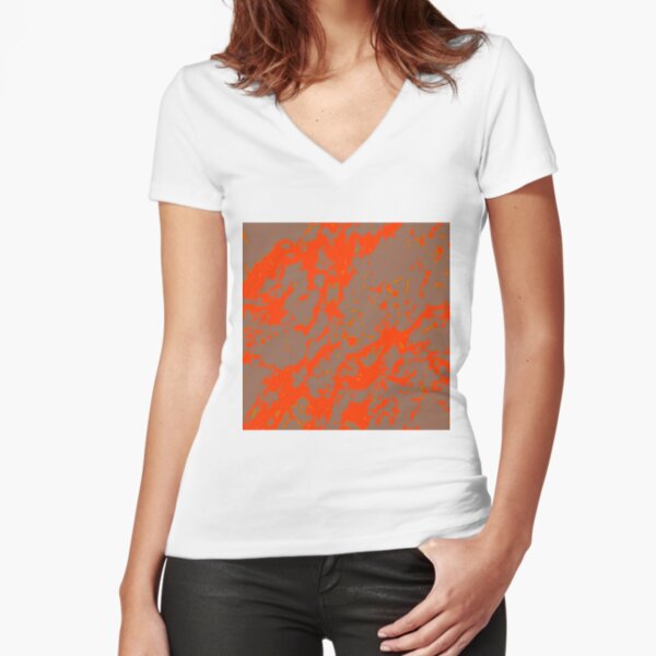 Fitted V-Neck T-Shirt