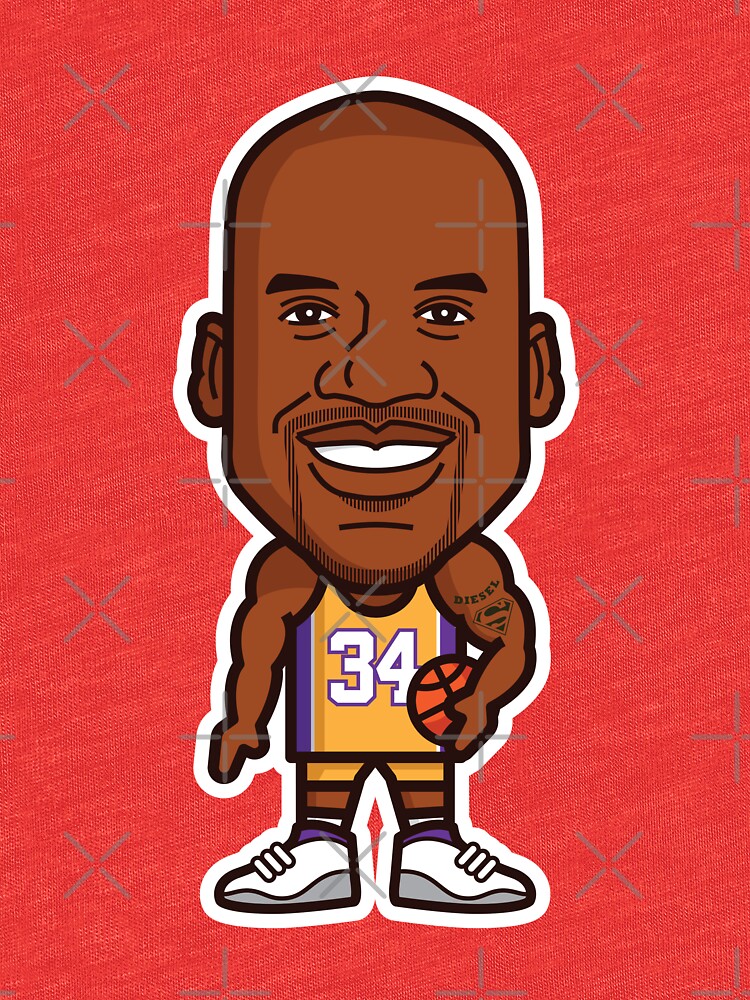 shaq logo t shirt