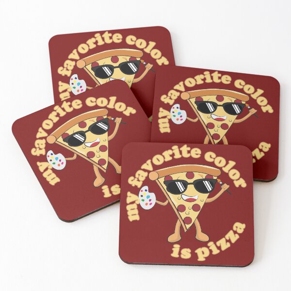 Item preview, My Favorite Color is Pizza Artist Cartoon designed and sold by johnmgr21.