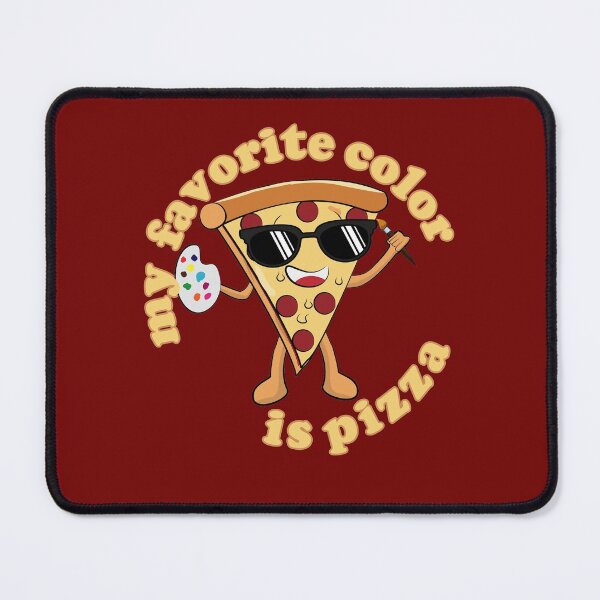 Item preview, My Favorite Color is Pizza Artist Cartoon designed and sold by johnmgr21.