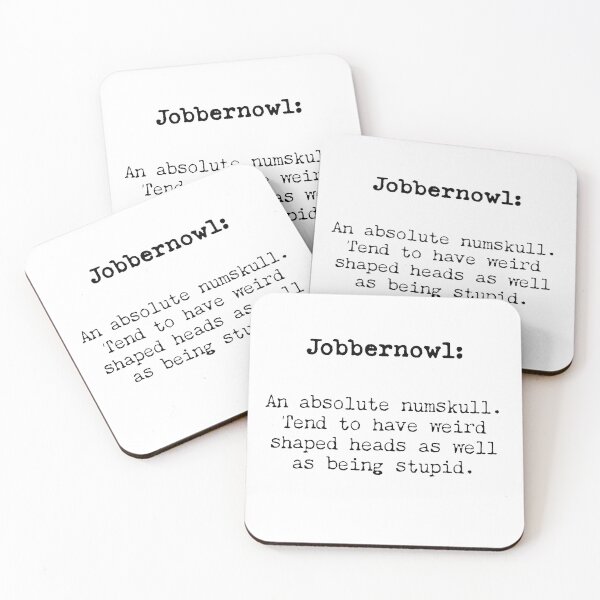 Item preview, Jobbernowl -A Wordy Alternative from the Great British Archaic Dictionary! designed and sold by Jules Smith.