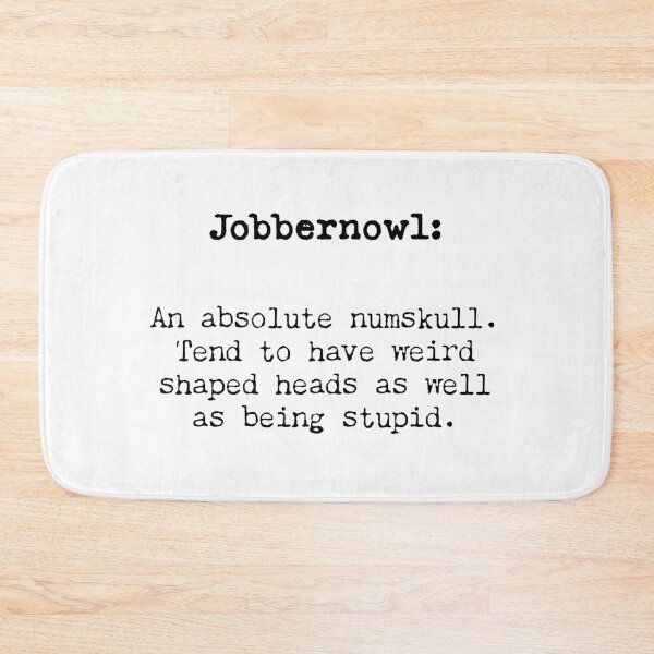 Item preview, Jobbernowl -A Wordy Alternative from the Great British Archaic Dictionary! designed and sold by Jules Smith.