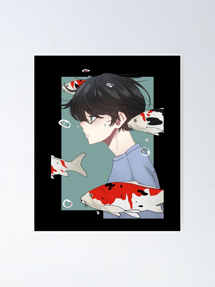 Wall Art Print kimono anime boy, Gifts & Merchandise