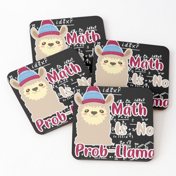 Item preview, Math Is No Prob Llama - Funny Lama  designed and sold by ANAS    HO.