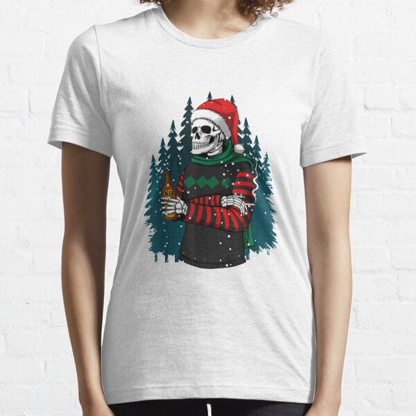 Merry Christmas Winter Skull Family Xmas Kids Adults T-Shirts Essential T-Shirt