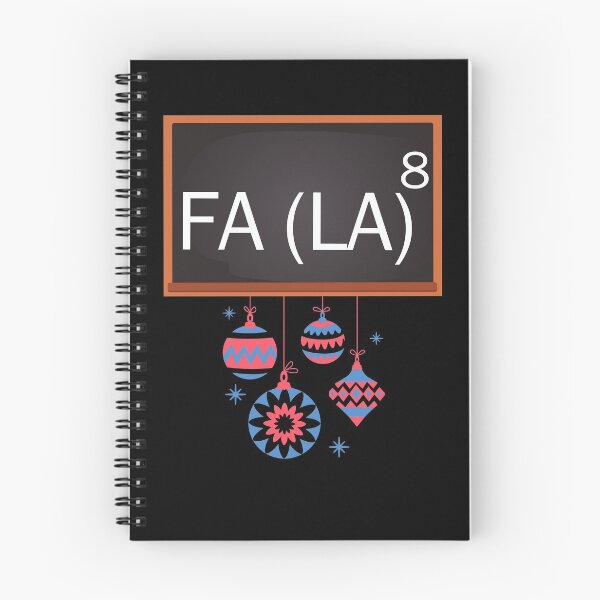 Item preview, Fa La 8 Funny Math Teacher Christmas designed and sold by Club7Studios.