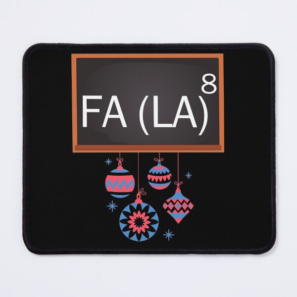 Item preview, Fa La 8 Funny Math Teacher Christmas designed and sold by Club7Studios.