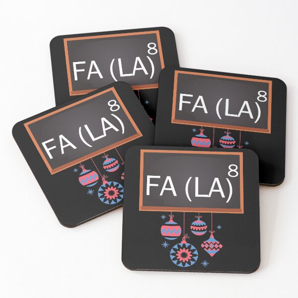 Item preview, Fa La 8 Funny Math Teacher Christmas designed and sold by Club7Studios.