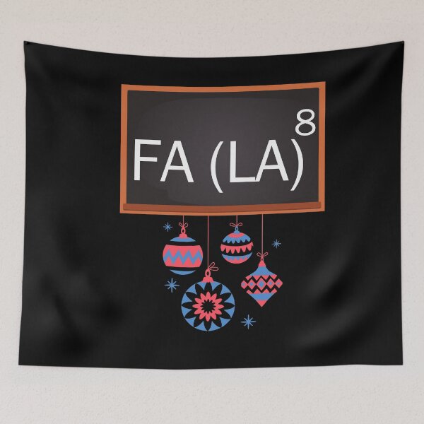 Item preview, Fa La 8 Funny Math Teacher Christmas designed and sold by Club7Studios.
