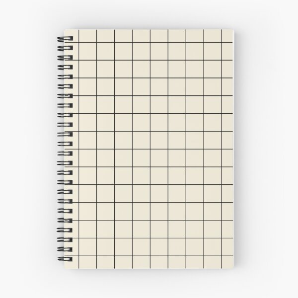 Item preview, Black Lines On Eggshell Grid designed and sold by rewstudio.