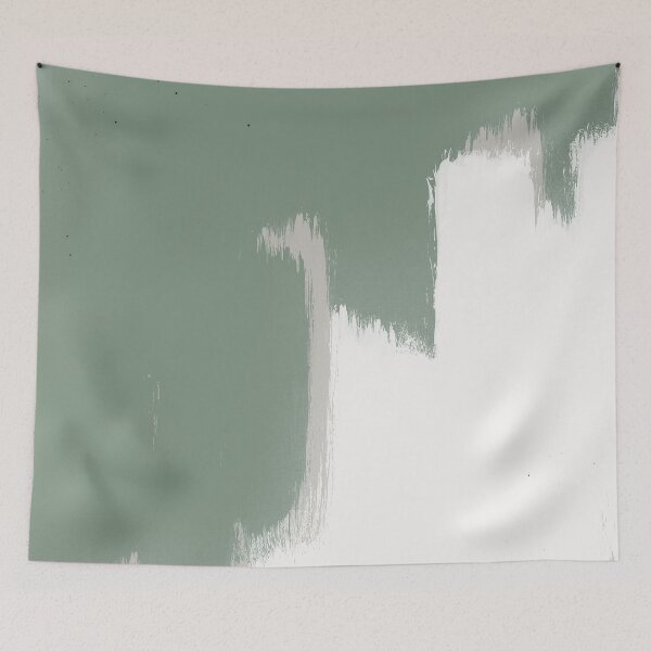 Item preview, Modern Abstract Art in Sage Green designed and sold by kasamor.
