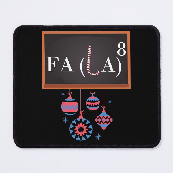 Item preview, Fa La 8 Funny Math Teacher Christmas designed and sold by Club7Studios.