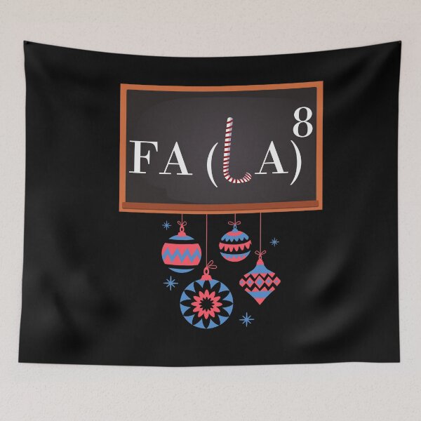 Item preview, Fa La 8 Funny Math Teacher Christmas designed and sold by Club7Studios.