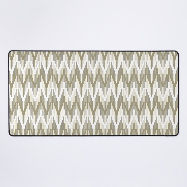 Item preview, Warm Taupe and White Stripe Chevron Ripple Pattern Pairs Dulux 2022 Popular Colour Calming Meadow - Color Trends designed and sold by ColorOfTheYears.