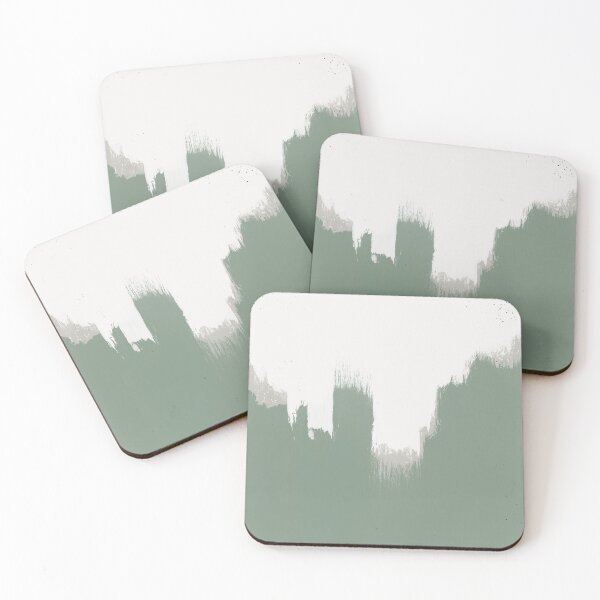 Item preview, Minimalist Abstract Art in Sage Green  designed and sold by kasamor.