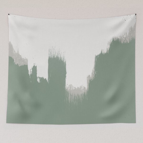 Item preview, Minimalist Abstract Art in Sage Green  designed and sold by kasamor.