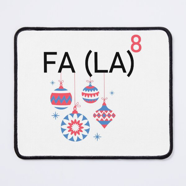 Item preview, Fa La 8 Funny Math Teacher Christmas designed and sold by Club7Studios.