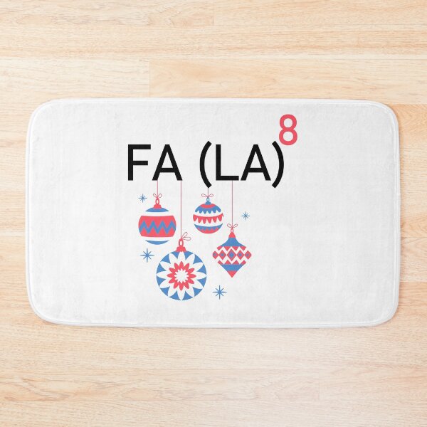 Item preview, Fa La 8 Funny Math Teacher Christmas designed and sold by Club7Studios.